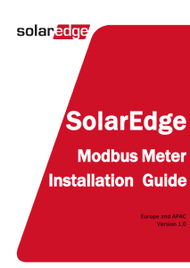 The SolarEdge Modbus Meter