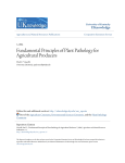 Fundamental Principles of Plant Pathology for Agricultural Producers