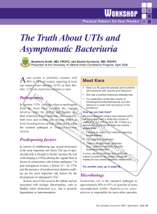 The Truth About UTIs and Asymptomatic Bacteriuria