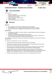 HUMAN NUTRITION – HOMEOSTATIC CONTROL