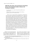 High Body Mass Index and Long Duration of Intubation Increase