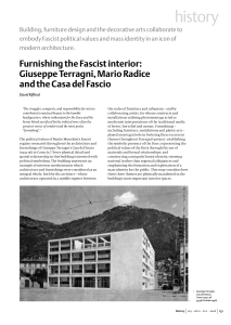 Furnishing the Fascist interior: Giuseppe Terragni