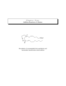 Chapter 9. Addition Reactions of Alkenes