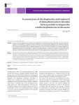 A current view of the diagnostics and treatment of phenylketonuria in