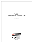 Mars Letter CS Test User Manual (English)