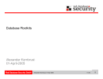 Database Rootkits