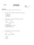 Practice Test Ch. 4 Obtuse Triangle Trigonometry