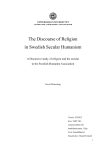 The Discourse of Religion in Swedish Secular Humanism