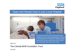 Open and Honest Care Report July 2015