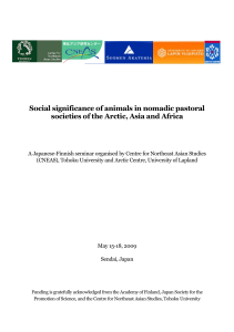 Social significance of animals in nomadic pastoral societies of the