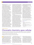 Chemical biology: Chromatin chemistry goes cellular