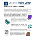University Writing Center - A Cell