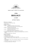 biology - Board of Studies
