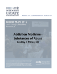 Early Evaluation and Treatment of Substance Abuse