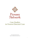 Case Studies in Person-Directed Care