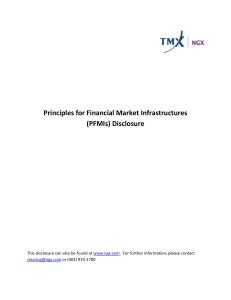 Principles for Financial Market Infrastructures (PFMIs