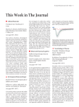 This Week in The Journal - Journal of Neuroscience