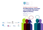 Providing language concordant care to patients with limited English