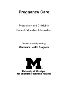 Pregnancy Care - University of Michigan