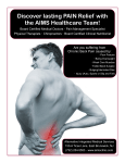 Discover lasting PAIN Relief with the AIMS Healthcare