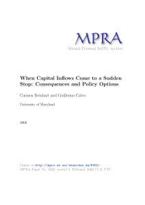 When Capital Inflows Come to a Sudden Stop: Consequences and