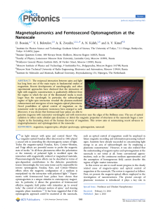 Magnetoplasmonics and Femtosecond Optomagnetism at the