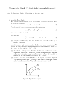 Theoretische Physik IV: Statistische Mechanik, Exercise 6
