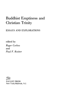 Buddhist emptiness and Christian trinity