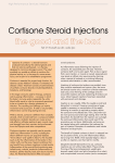 Cortisone Steroid Injections