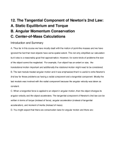 12. Tangential Newton`s 2nd Law vers_1.nb