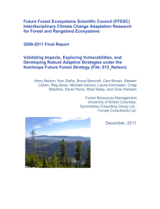 Kamloops Future Forest Strategy