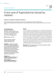 A rare case of hypocalcemia induced by nilotinib