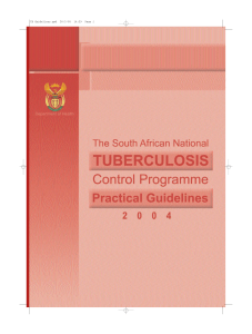 The South African National Tuberculosis Control Programme