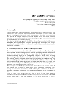 Skin Graft Preservation