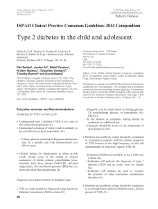 Type 2 diabetes in the child and adolescent