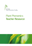 Teacher Resource - Australian Plant Phenomics Facility