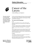Cancer Of The Larynx - Health Online