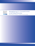 Strengthening U.S. Competitiveness in the Global Economy