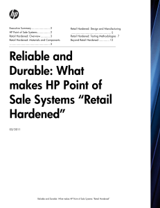 Reliable and Durable: What makes HP Point of Sale Systems “Retail