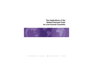 The Implications of the Global Financial Crisis for Low-Income