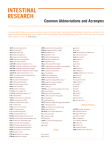 Common Abbreviations and Acronyms