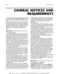 general notices and requirements