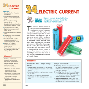 ELECTRIC CURRENT