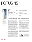The outlook for tax reform