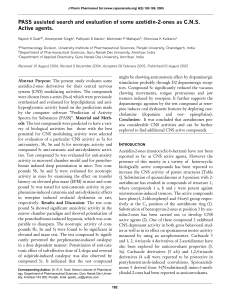 PASS assisted search and evaluation of some azetidin-2