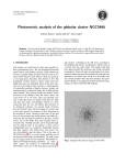 Photometric analysis of the globular cluster NGC5466