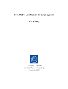 Fock Matrix Construction for Large Systems
