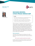decision drivers: stock prices versus gdp