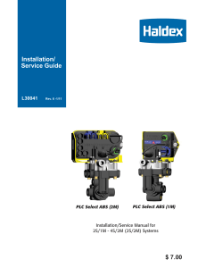 Haldex 2s-1m Installation Manual