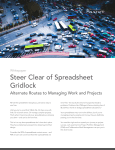 Planview Whitepaper – Steer Clear of Spreadsheet Gridlock